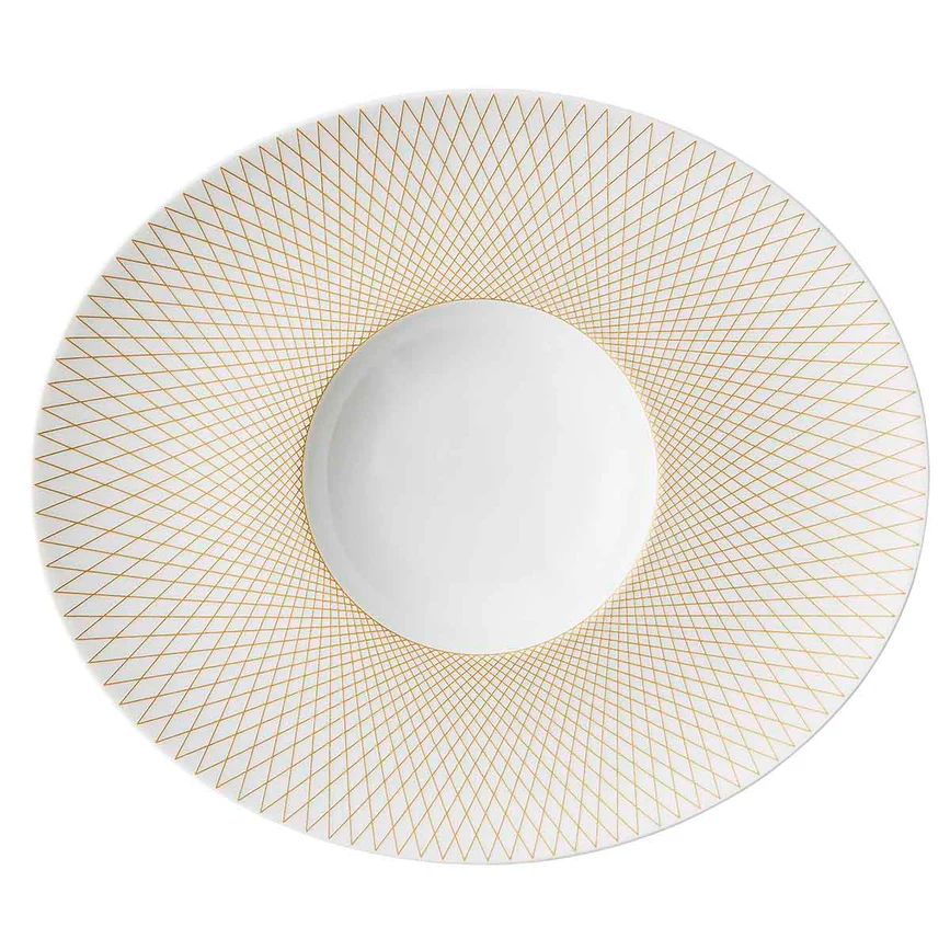 Degrenne Collection Graphique Classique Oro Oval Gourmet Plate 30x26 cm